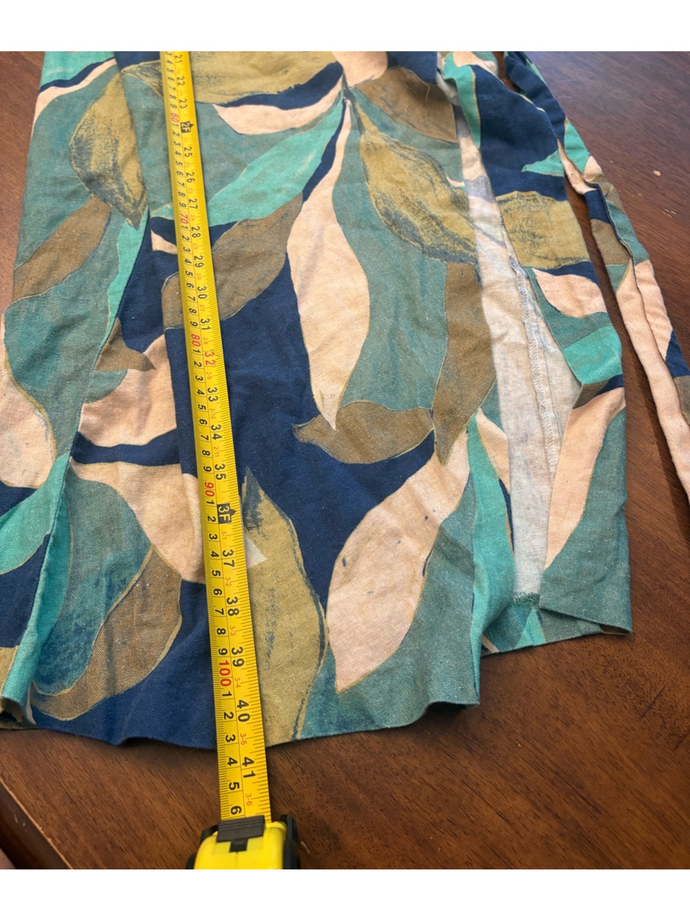 Gorgeous Zara linen blend halter tropical dress - Picture 7 of 8